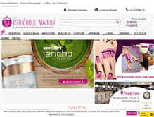 Tablet Screenshot of esthetiquemarket.com
